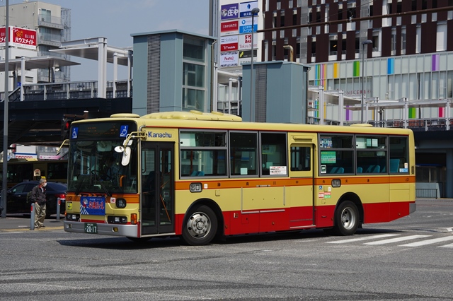神奈川中央交通　戸塚営業所（旧　立場）側面方向幕　一本物 戸塚営業所-1996年式方向幕順位・画像データ